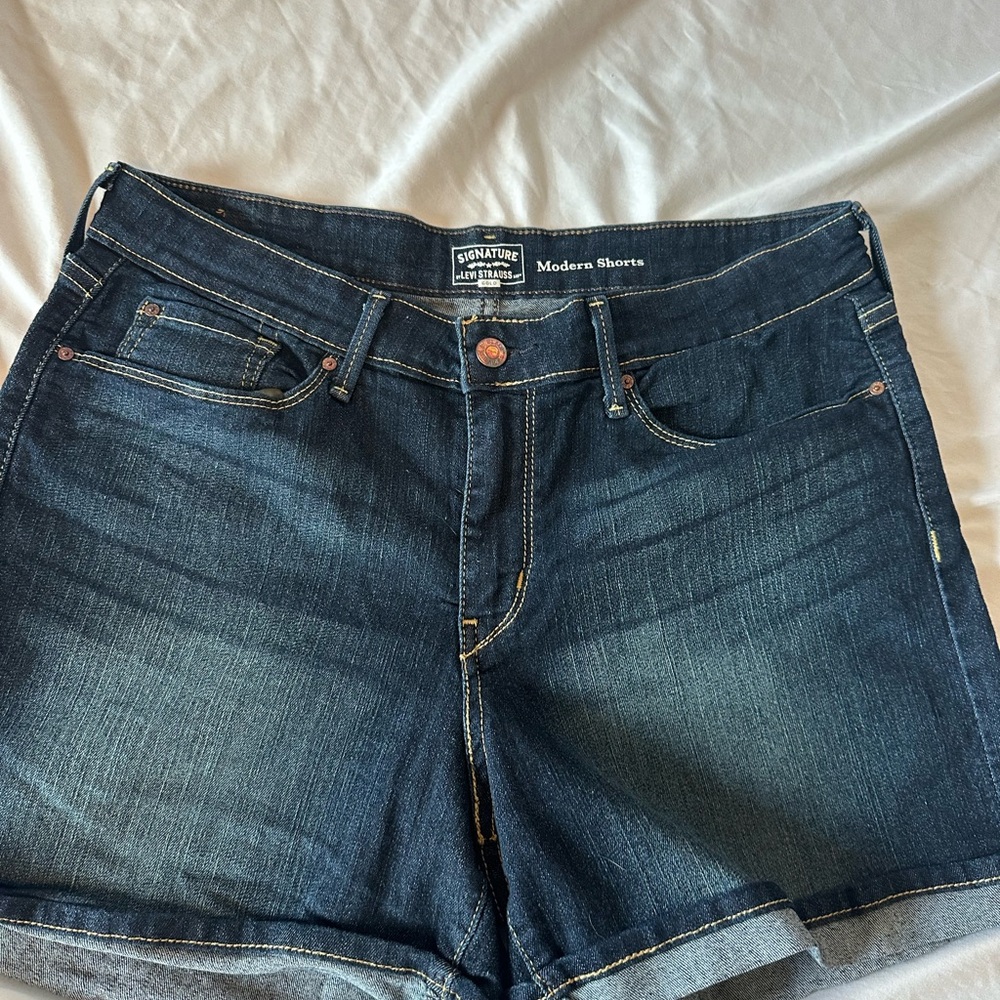 Women's Blue Jean Shorts 16W (3) pairs - Picture 2 of 10